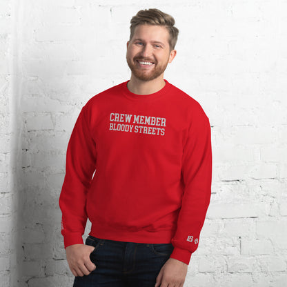 CLEAN Crew Member Stickerei Streetwear Pullover - BLOODY-STREETS.DE Streetwear Herren und Damen Hoodies, T-Shirts, Pullis