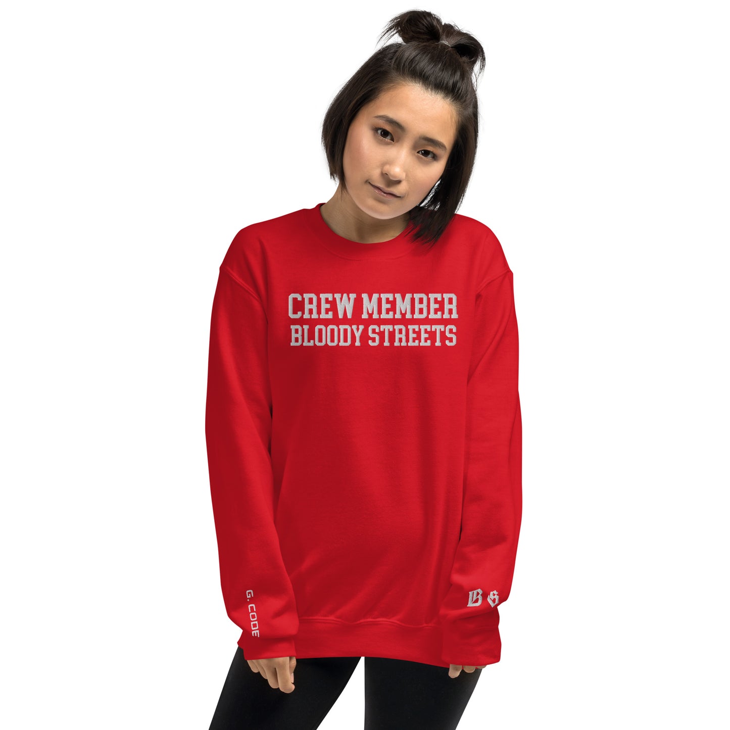 CLEAN Crew Member Stickerei Streetwear Pullover - BLOODY-STREETS.DE Streetwear Herren und Damen Hoodies, T-Shirts, Pullis