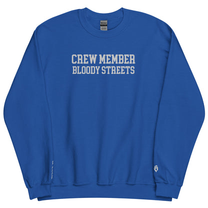 CLEAN Crew Member Stickerei Streetwear Pullover - BLOODY-STREETS.DE Streetwear Herren und Damen Hoodies, T-Shirts, Pullis