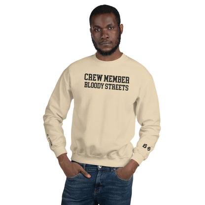 CLEAN Crew Member Stickerei Streetwear Pullover - BLOODY-STREETS.DE Streetwear Herren und Damen Hoodies, T-Shirts, Pullis