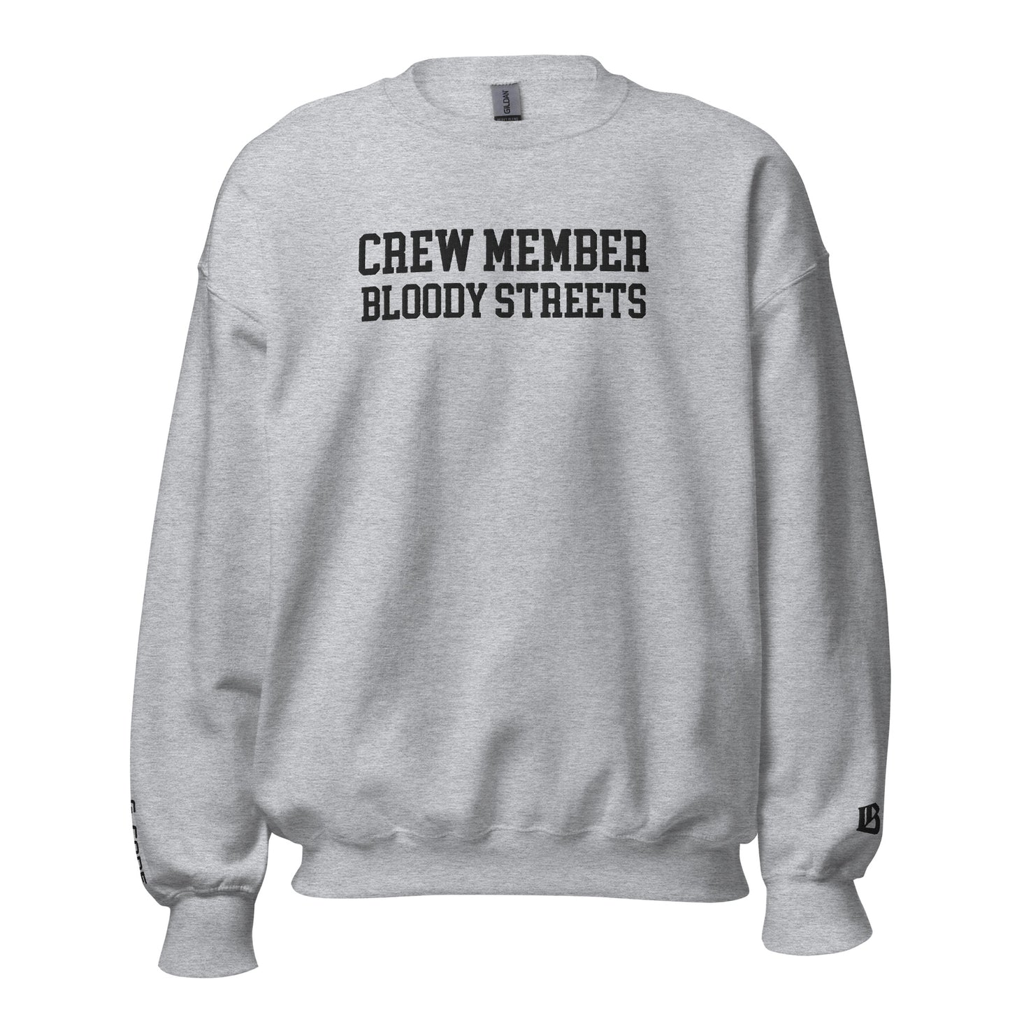 CLEAN Crew Member Stickerei Streetwear Pullover - BLOODY-STREETS.DE Streetwear Herren und Damen Hoodies, T-Shirts, Pullis