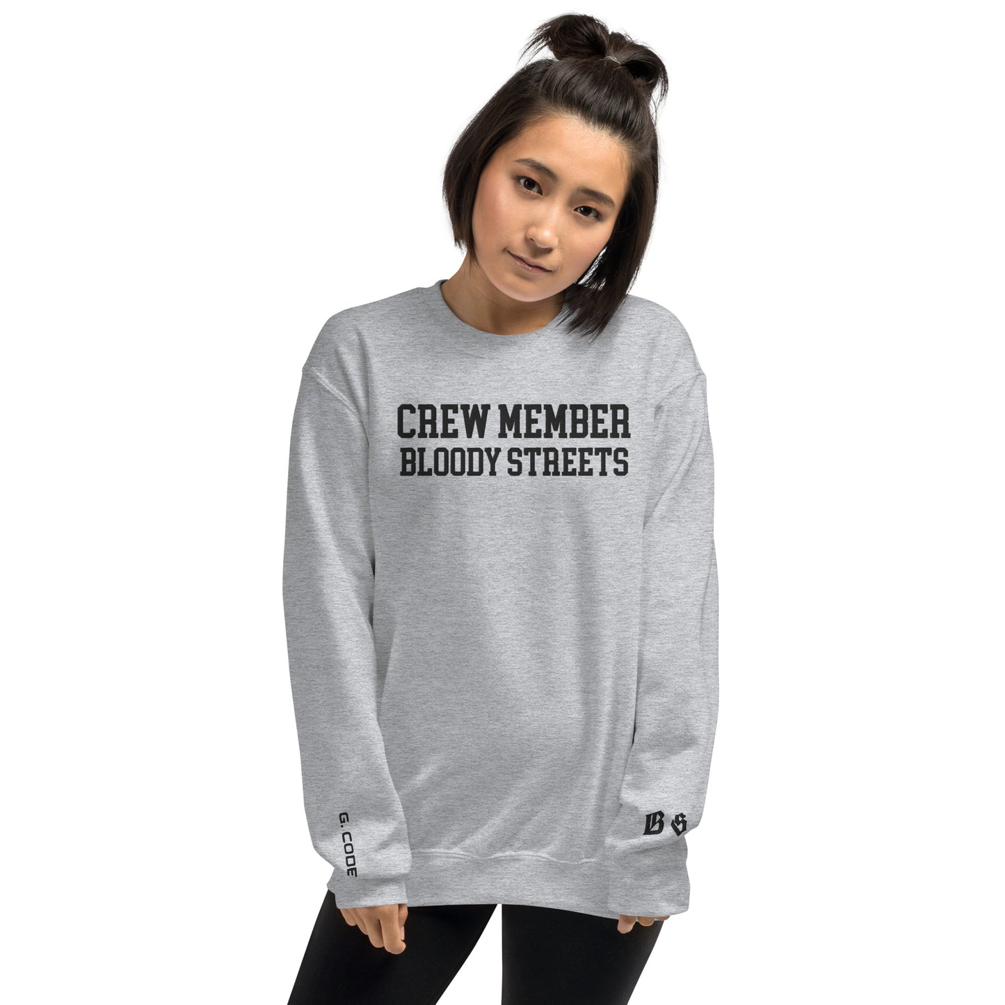 CLEAN Crew Member Stickerei Streetwear Pullover - BLOODY-STREETS.DE Streetwear Herren und Damen Hoodies, T-Shirts, Pullis