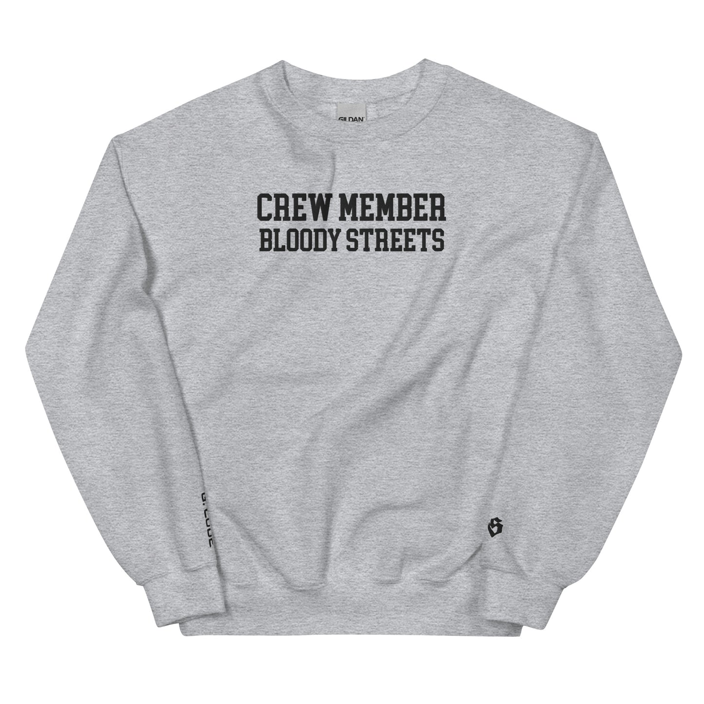 CLEAN Crew Member Stickerei Streetwear Pullover - BLOODY-STREETS.DE Streetwear Herren und Damen Hoodies, T-Shirts, Pullis