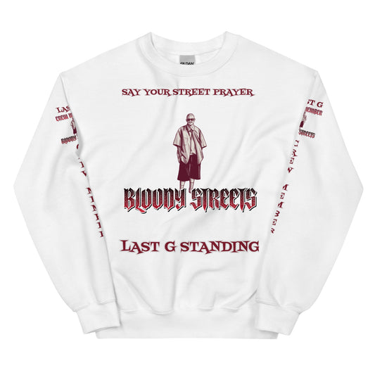STREETWEAR HOODIE - LAST G STANDING Double Platin Pulli - Unisex HOODIE - BLOODY-STREETS.DE Streetwear Herren und Damen Hoodies, T-Shirts, Pullis