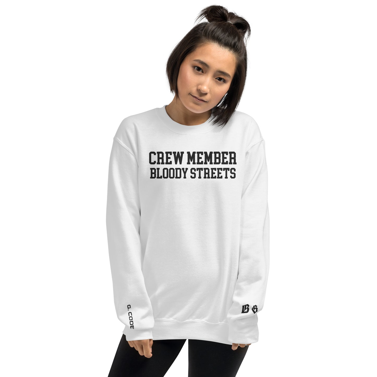 CLEAN Crew Member Stickerei Streetwear Pullover - BLOODY-STREETS.DE Streetwear Herren und Damen Hoodies, T-Shirts, Pullis