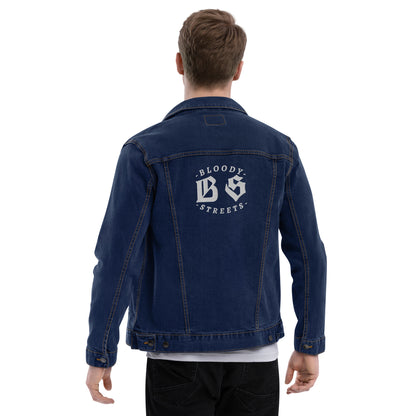 BLOODY STREETS CREW MEMBER Uni Sex Jeans Jacke - Premium Streetwear  von BLOODY STREETS - jetzt nur 119 €! shoppe jetzt auf BLOODY STREETS