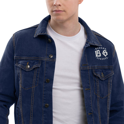 BLOODY STREETS CREW MEMBER Uni Sex Jeans Jacke - Premium Streetwear  von BLOODY STREETS - jetzt nur 119 €! shoppe jetzt auf BLOODY STREETS