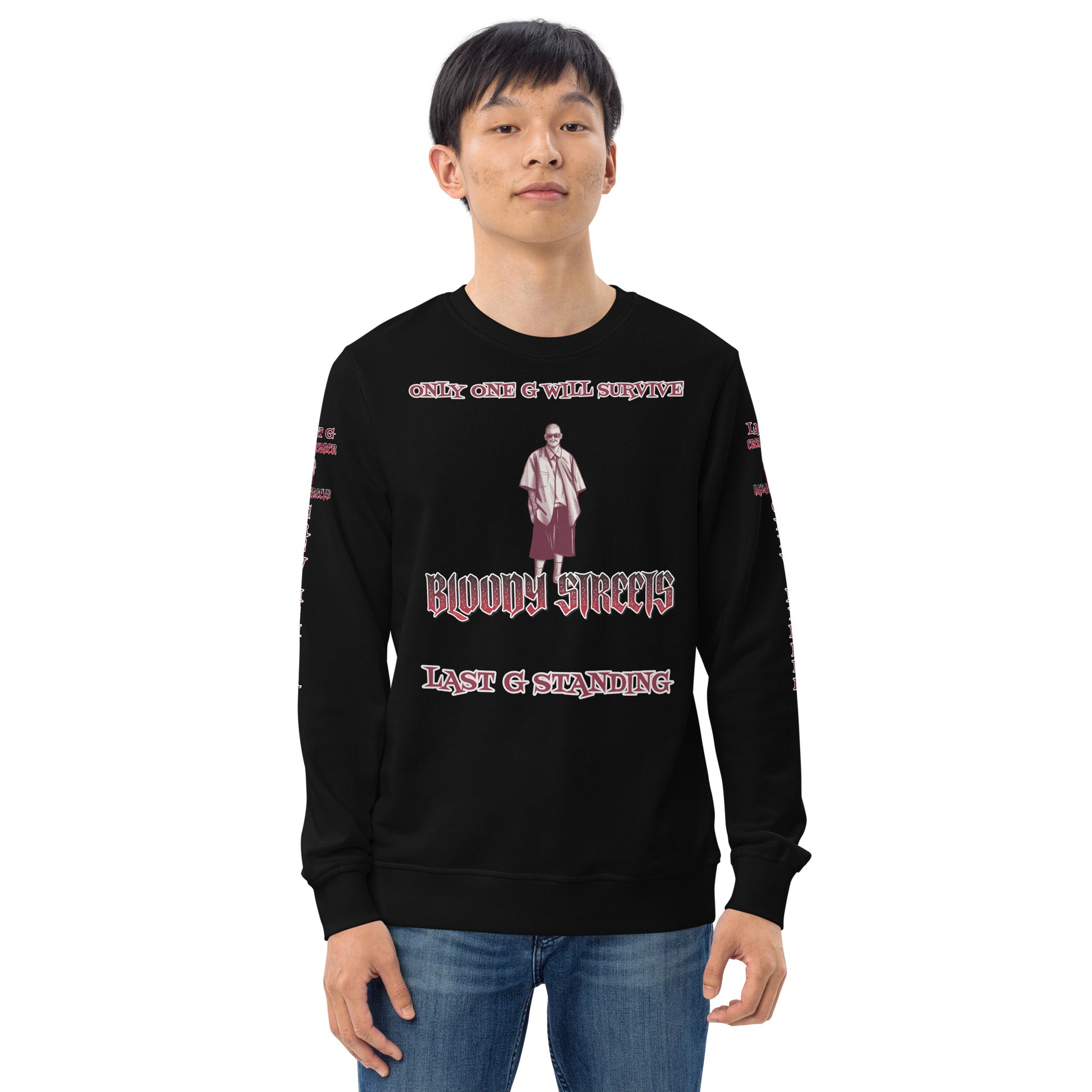 LAST G STANDING Double Platin Sweatshirt New Crew Edition Bio-Pullover - BLOODY-STREETS.DE Streetwear Herren und Damen Hoodies, T-Shirts, Pullis