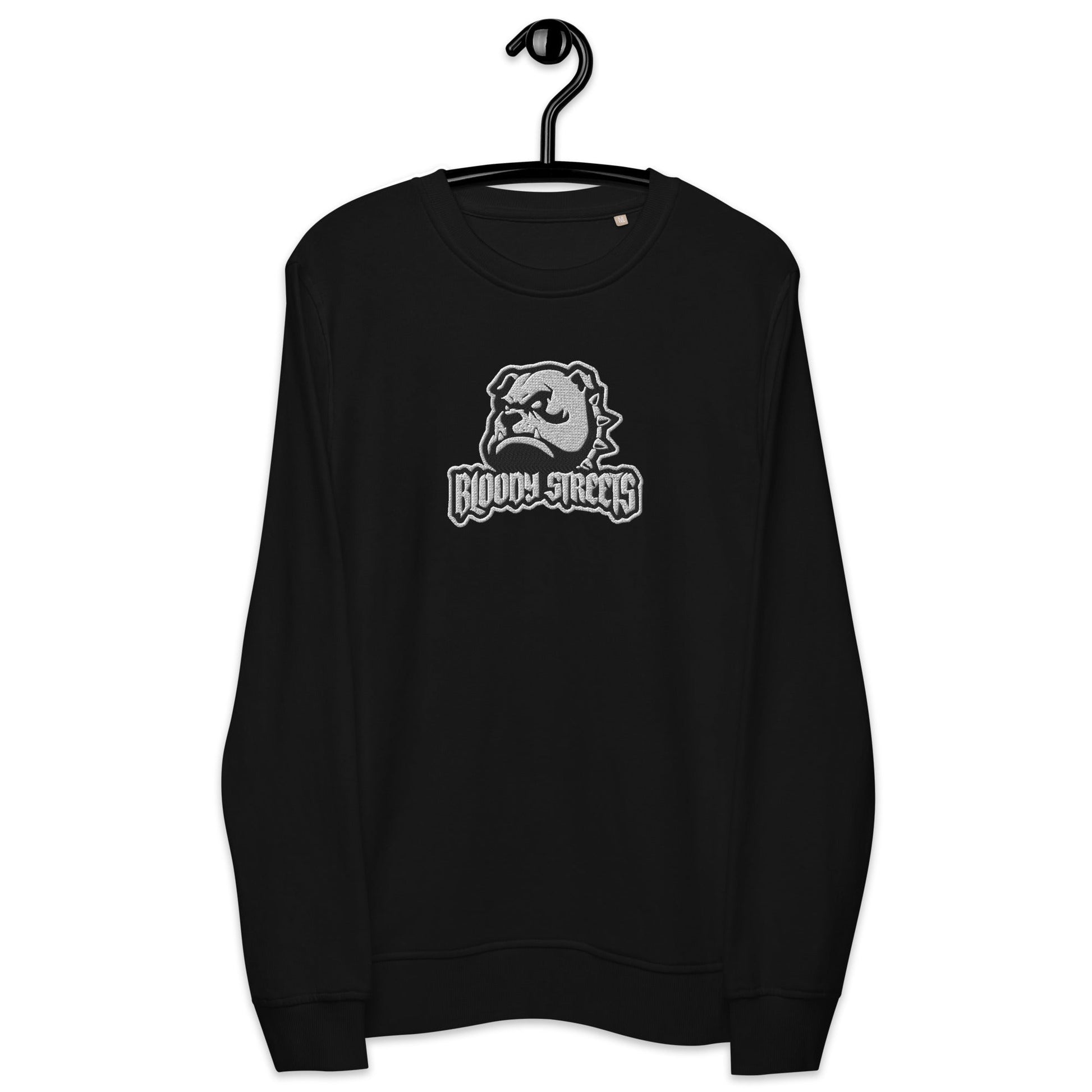 BLOODY STREETS - "Bull Dog - Minimal Classic" Streetwaer Bio Ppullover - BLOODY-STREETS.DE Streetwear Herren und Damen Hoodies, T-Shirts, Pullis