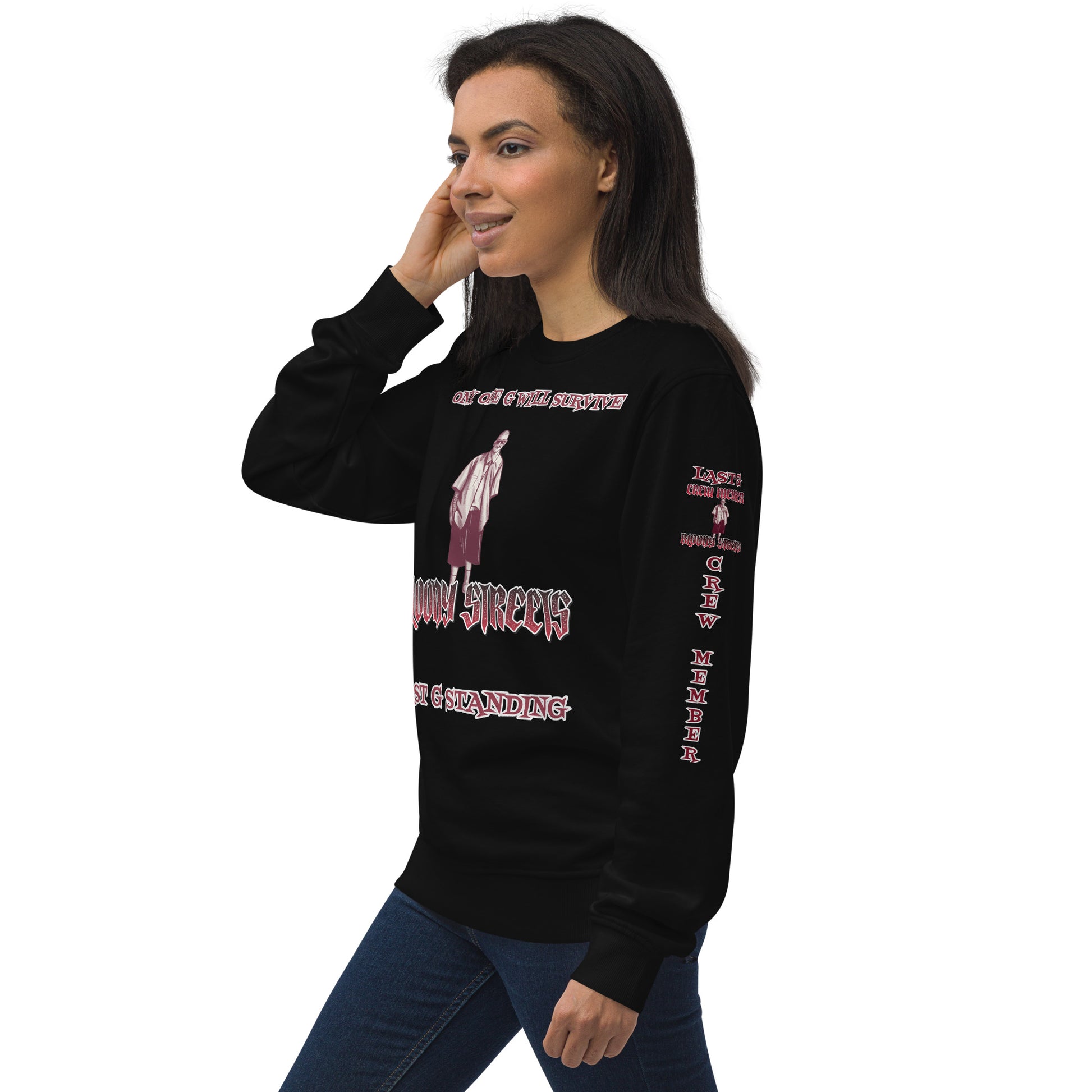 LAST G STANDING Double Platin Sweatshirt New Crew Edition Bio-Pullover - BLOODY-STREETS.DE Streetwear Herren und Damen Hoodies, T-Shirts, Pullis