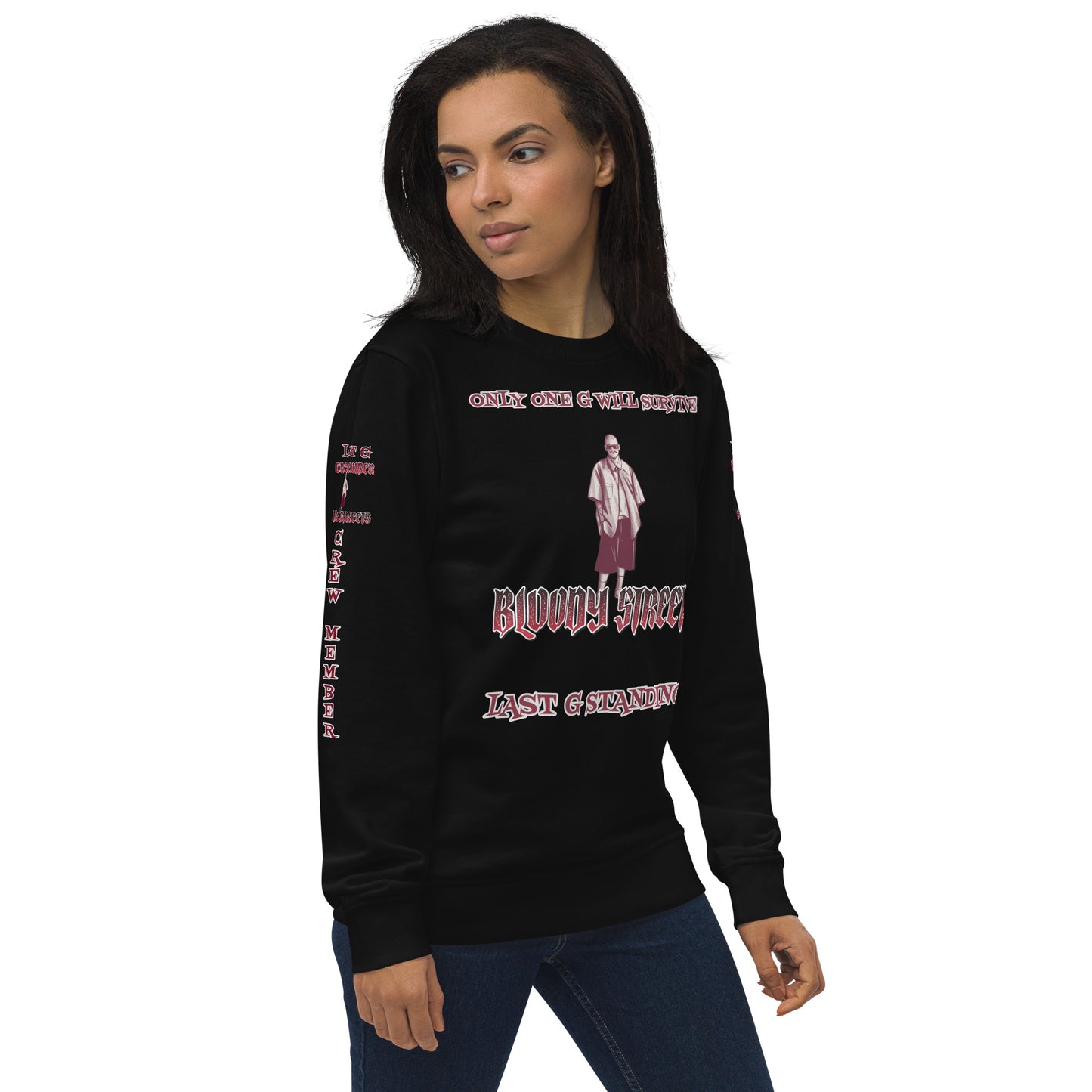 LAST G STANDING Double Platin Sweatshirt New Crew Edition Bio-Pullover - BLOODY-STREETS.DE Streetwear Herren und Damen Hoodies, T-Shirts, Pullis