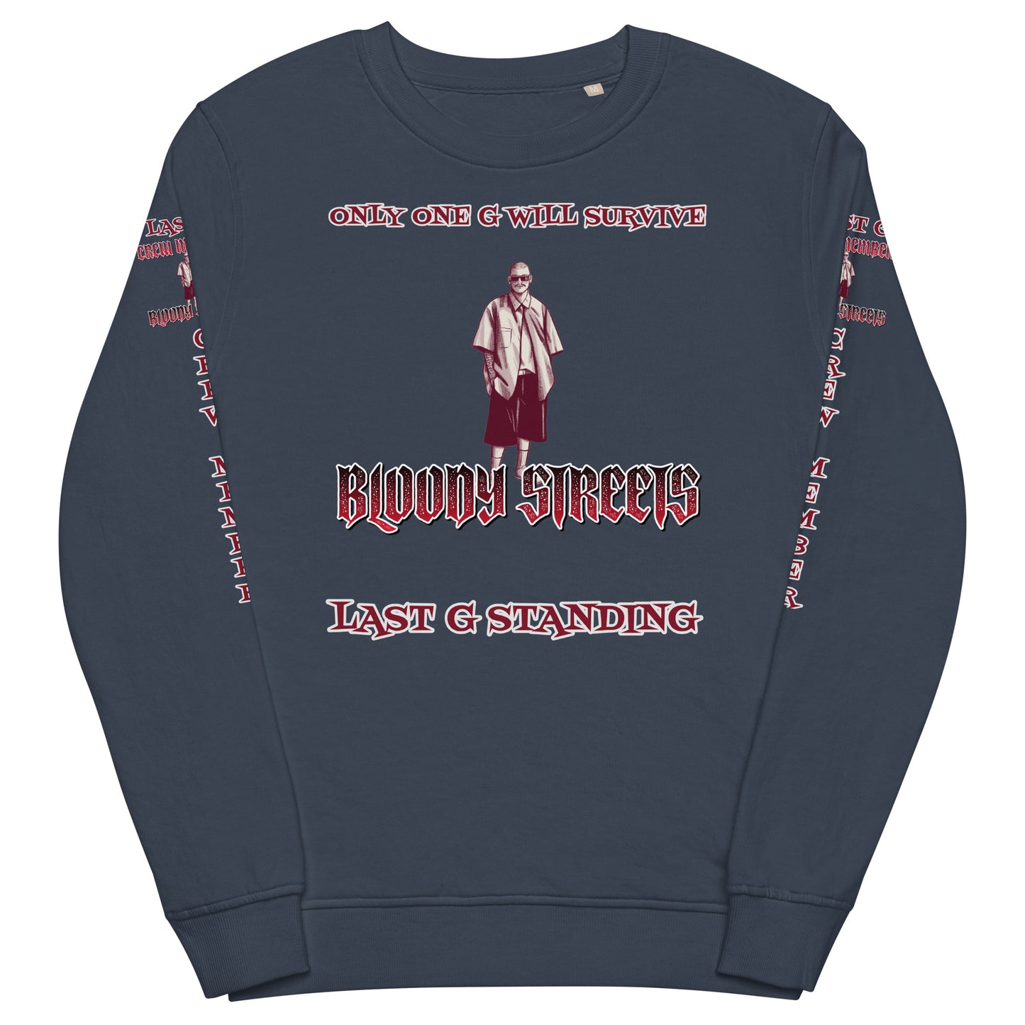 LAST G STANDING Double Platin Sweatshirt New Crew Edition Bio-Pullover