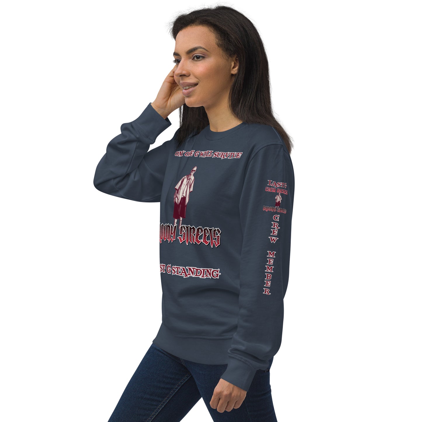 LAST G STANDING Double Platin Sweatshirt New Crew Edition Bio-Pullover - BLOODY-STREETS.DE Streetwear Herren und Damen Hoodies, T-Shirts, Pullis