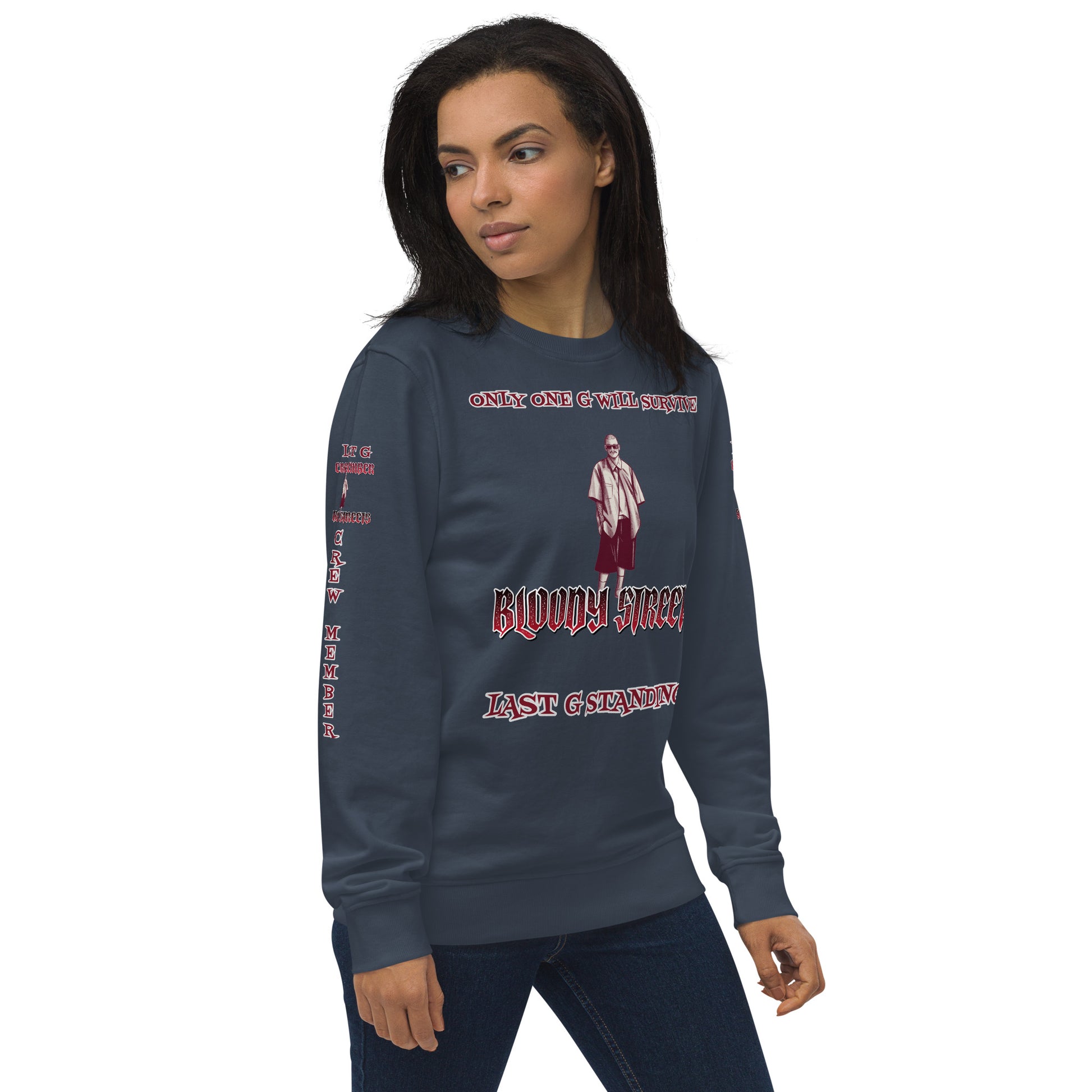 LAST G STANDING Double Platin Sweatshirt New Crew Edition Bio-Pullover - BLOODY-STREETS.DE Streetwear Herren und Damen Hoodies, T-Shirts, Pullis