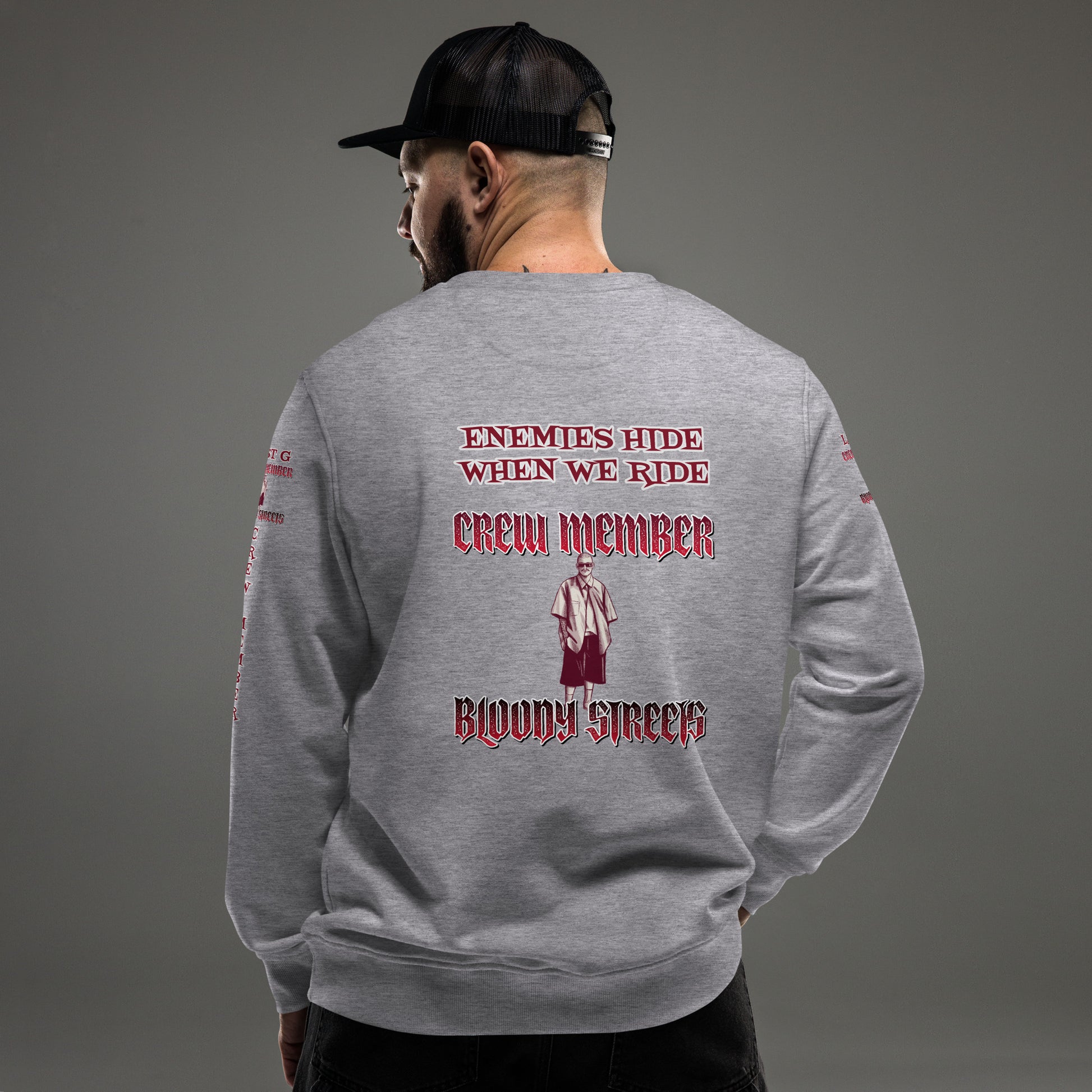 LAST G STANDING Double Platin Sweatshirt New Crew Edition Bio-Pullover - BLOODY-STREETS.DE Streetwear Herren und Damen Hoodies, T-Shirts, Pullis