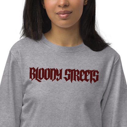 BLOODY STREETS "Classic" Streetwear Bio Pullover - BLOODY-STREETS.DE Streetwear Herren und Damen Hoodies, T-Shirts, Pullis