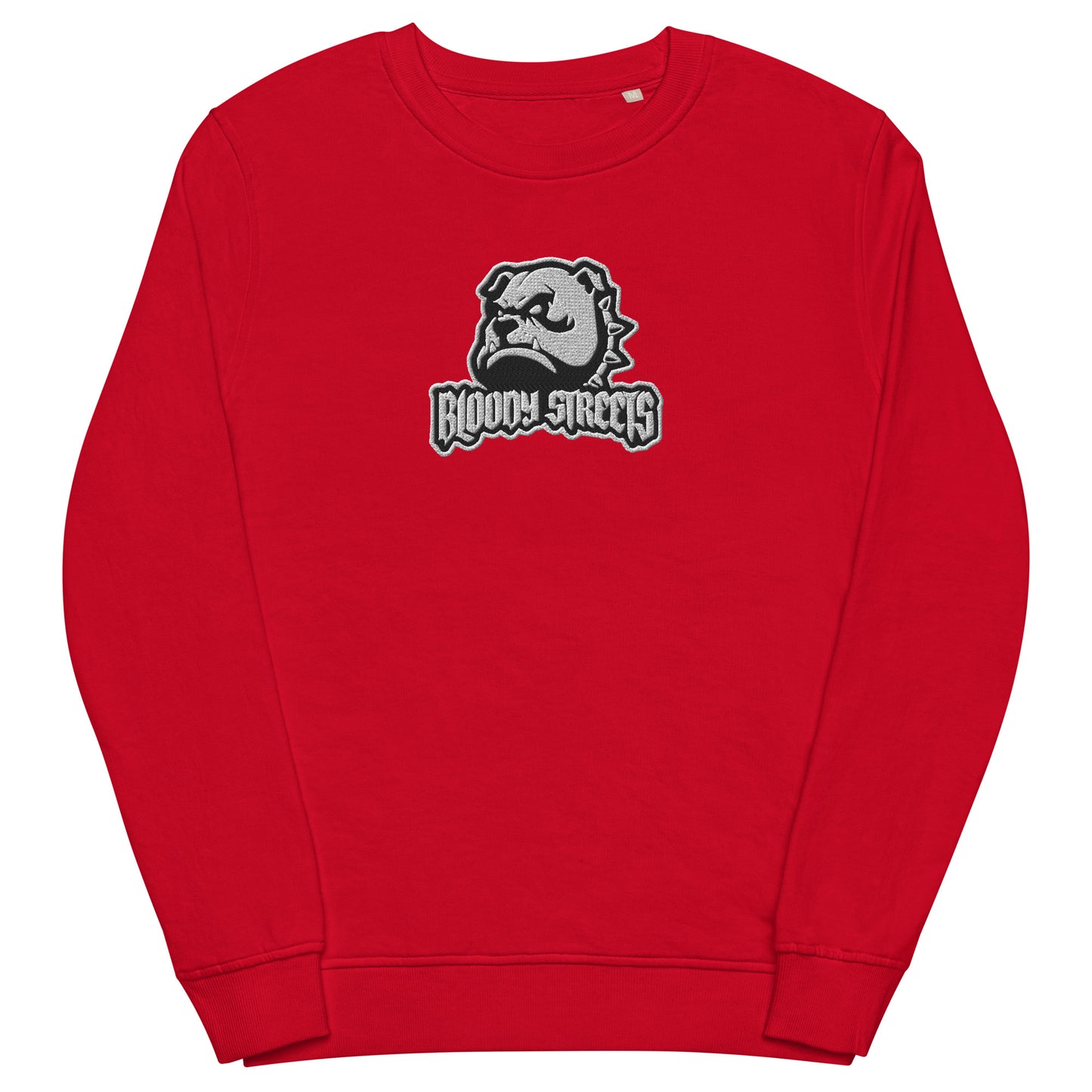 BLOODY STREETS - "Bull Dog - Minimal Classic" Streetwaer Bio Ppullover - BLOODY-STREETS.DE Streetwear Herren und Damen Hoodies, T-Shirts, Pullis