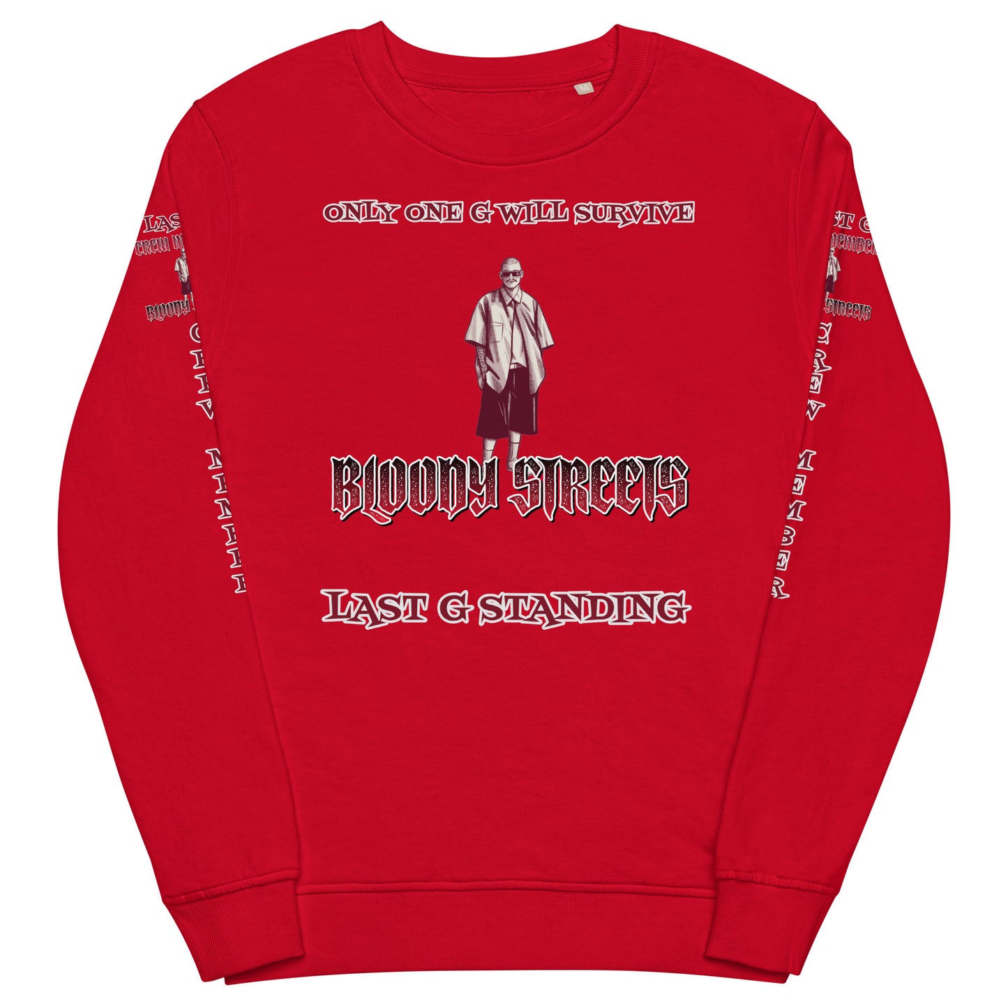 LAST G STANDING Double Platin Sweatshirt New Crew Edition Bio-Pullover - BLOODY-STREETS.DE Streetwear Herren und Damen Hoodies, T-Shirts, Pullis