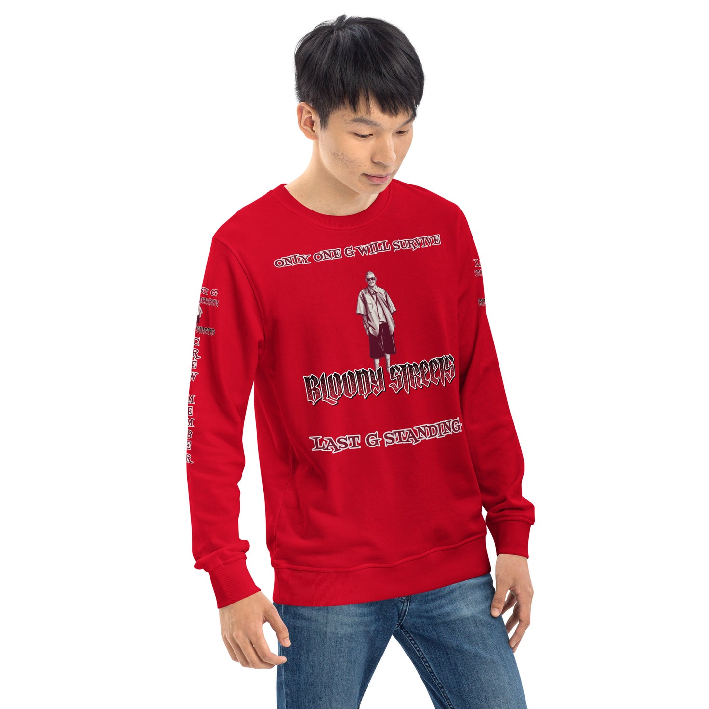 LAST G STANDING Double Platin Sweatshirt New Crew Edition Bio-Pullover - BLOODY-STREETS.DE Streetwear Herren und Damen Hoodies, T-Shirts, Pullis