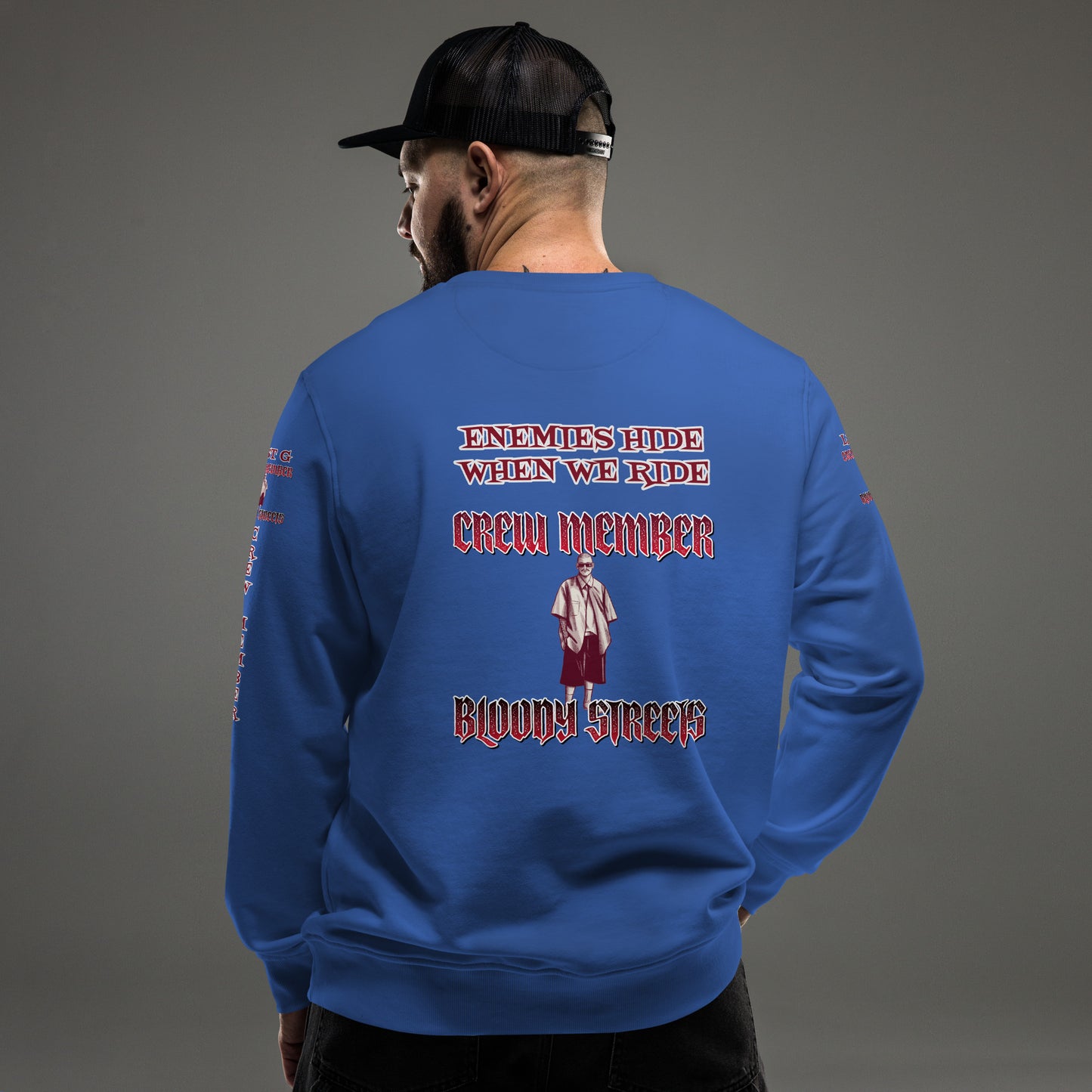 LAST G STANDING Double Platin Sweatshirt New Crew Edition Bio-Pullover