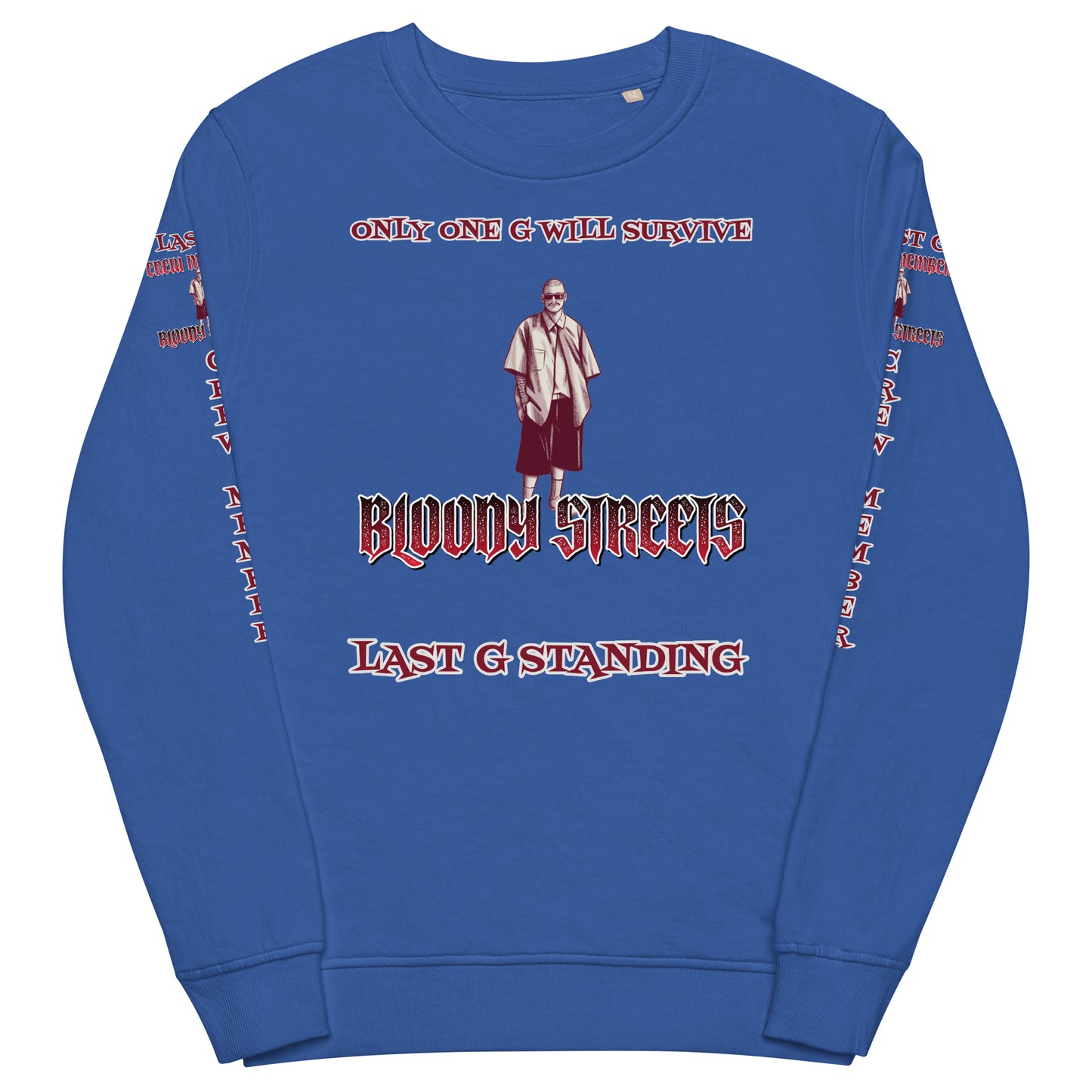 LAST G STANDING Double Platin Sweatshirt New Crew Edition Bio-Pullover