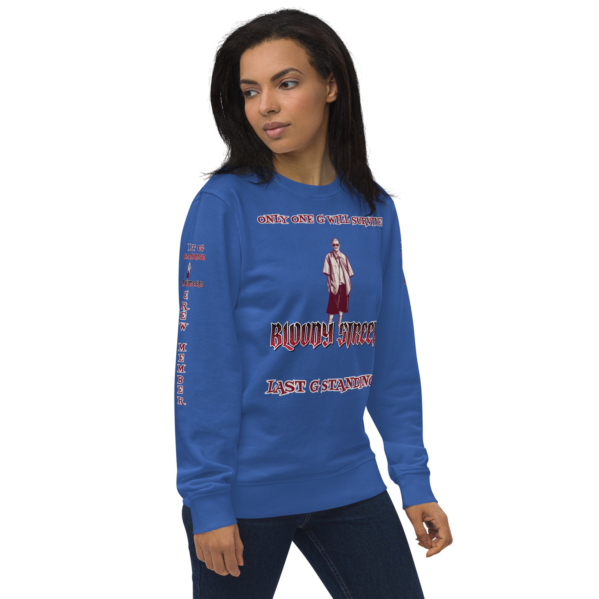 LAST G STANDING Double Platin Sweatshirt New Crew Edition Bio-Pullover - BLOODY-STREETS.DE Streetwear Herren und Damen Hoodies, T-Shirts, Pullis