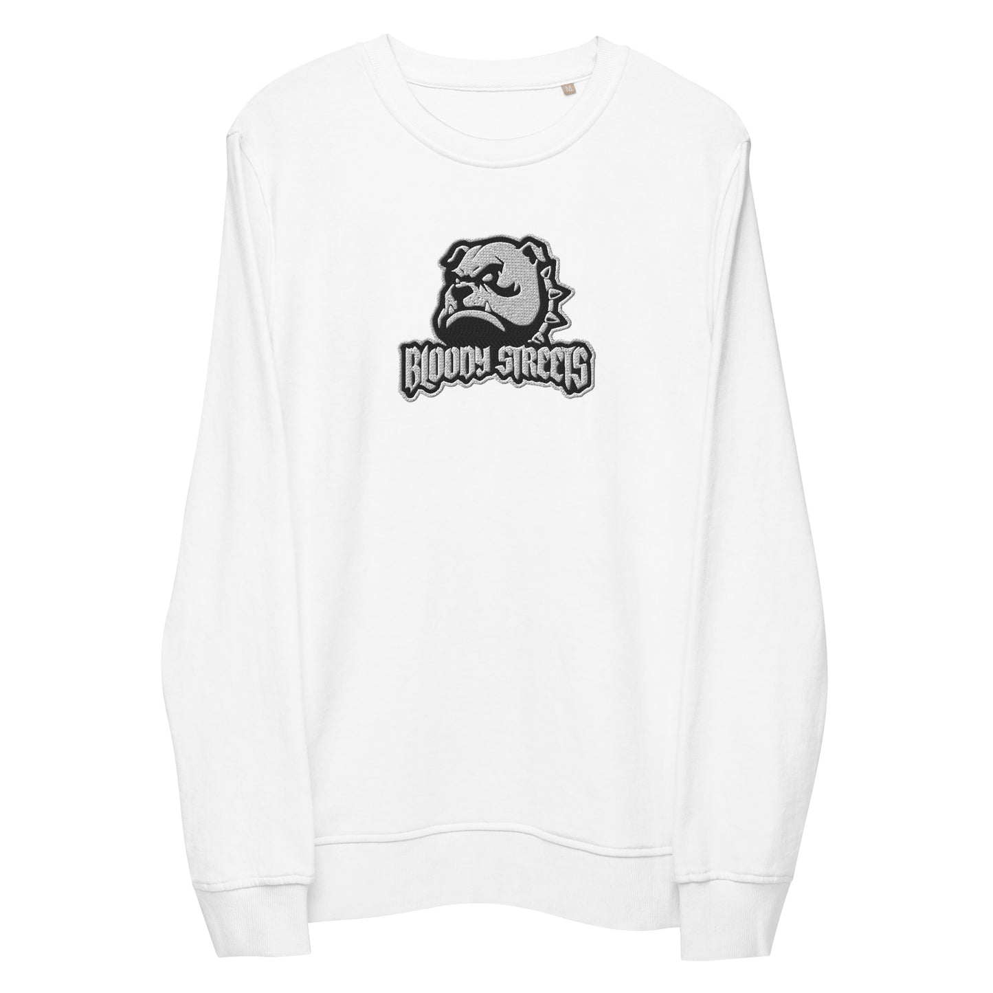 BLOODY STREETS - "Bull Dog - Minimal Classic" Streetwaer Bio Ppullover - BLOODY-STREETS.DE Streetwear Herren und Damen Hoodies, T-Shirts, Pullis