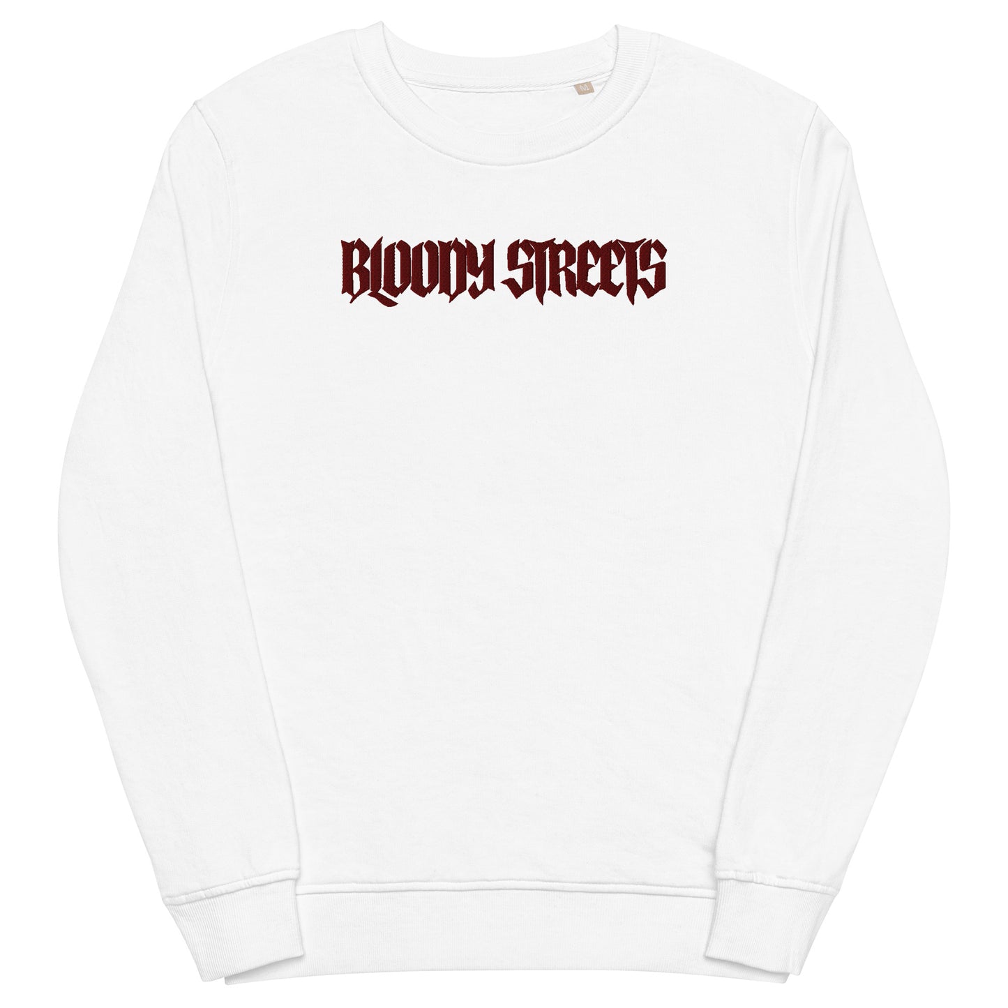BLOODY STREETS "Classic" Streetwear Bio Pullover - BLOODY-STREETS.DE Streetwear Herren und Damen Hoodies, T-Shirts, Pullis