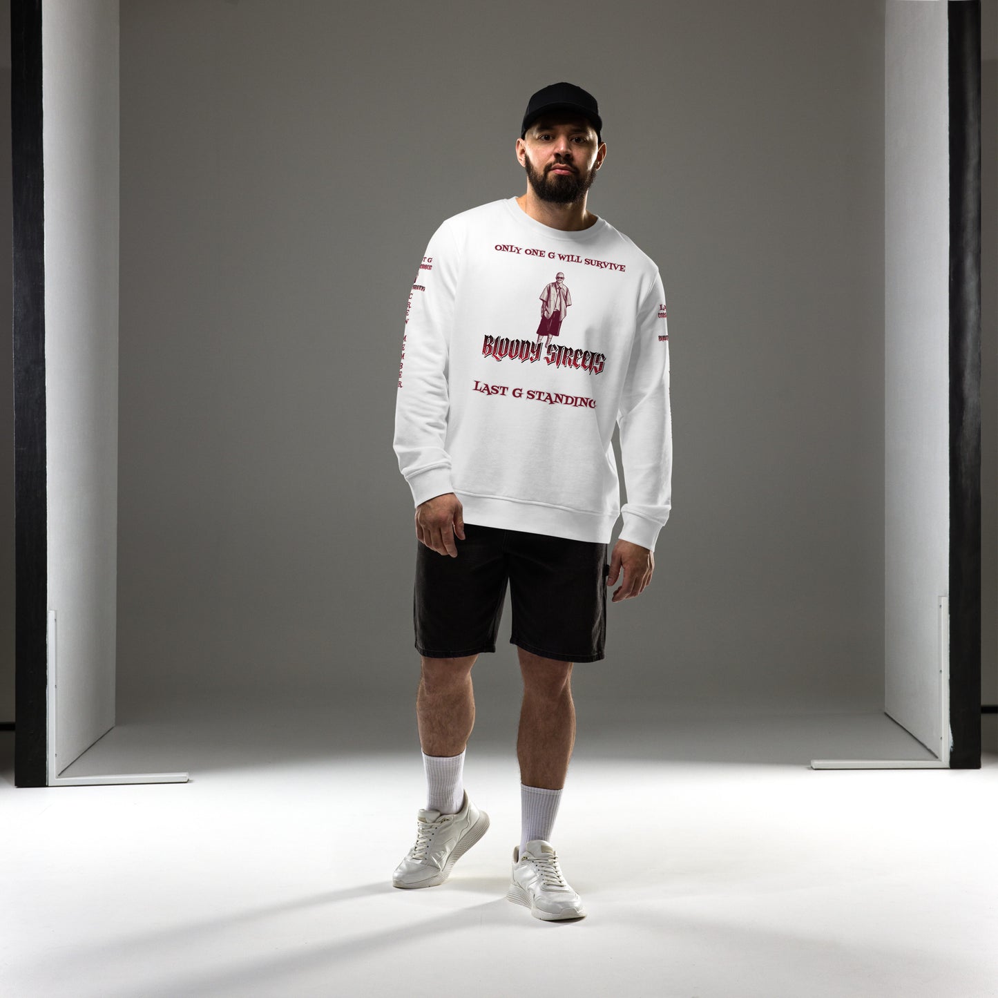 LAST G STANDING Double Platin Sweatshirt New Crew Edition Bio-Pullover - BLOODY-STREETS.DE Streetwear Herren und Damen Hoodies, T-Shirts, Pullis