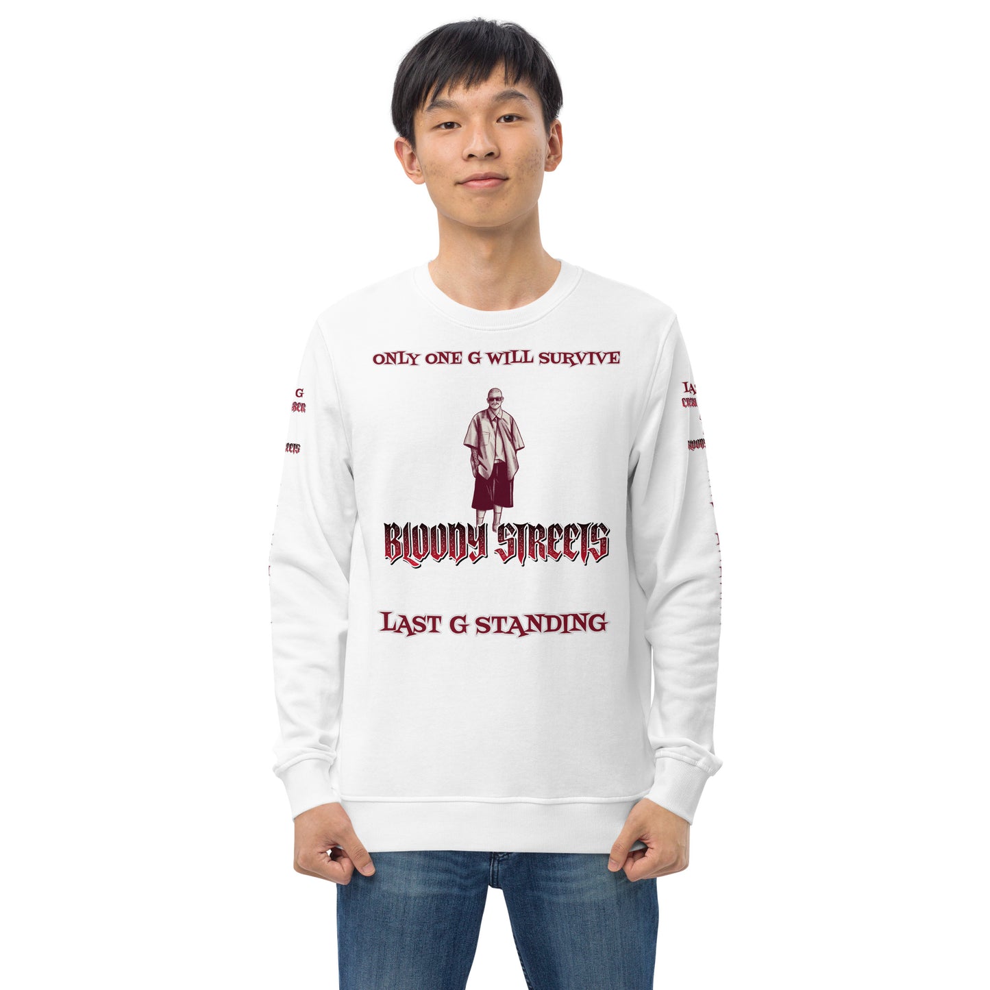 LAST G STANDING Double Platin Sweatshirt New Crew Edition Bio-Pullover - BLOODY-STREETS.DE Streetwear Herren und Damen Hoodies, T-Shirts, Pullis