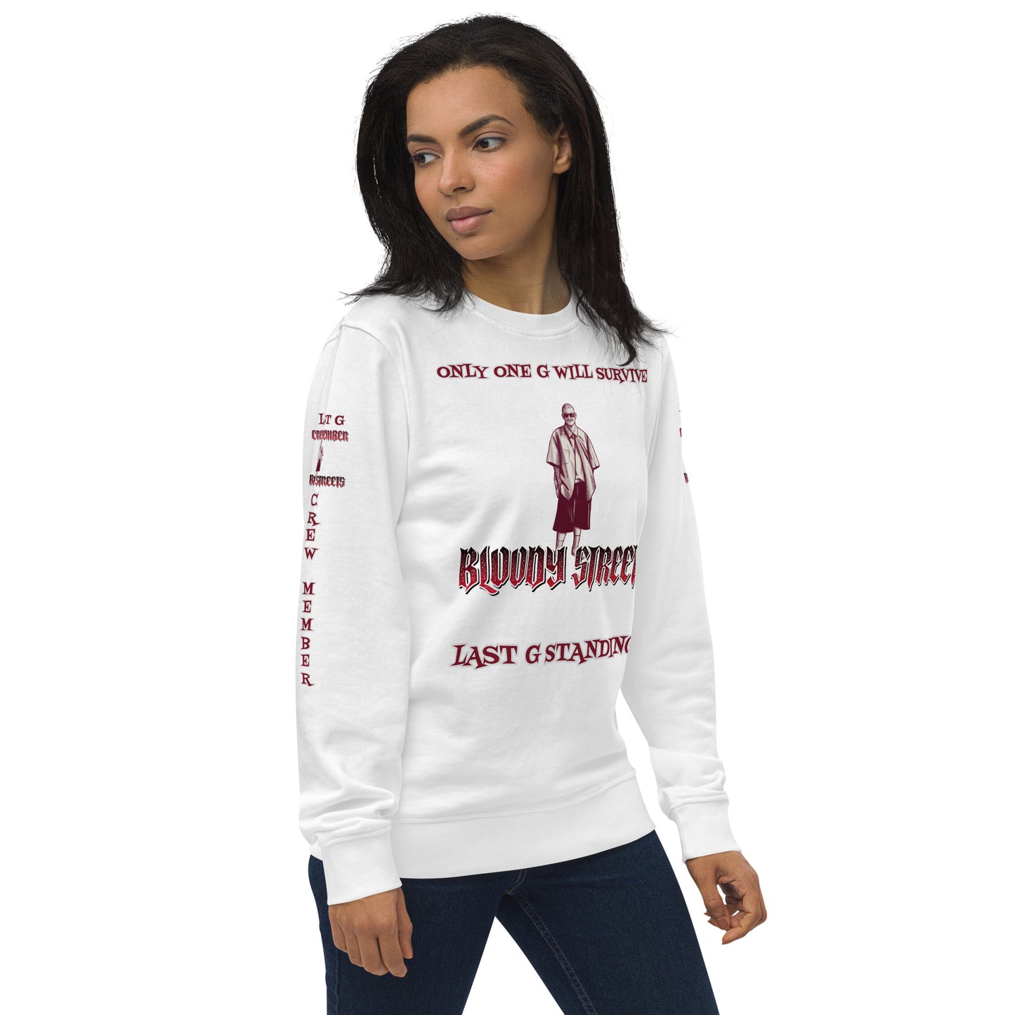 LAST G STANDING Double Platin Sweatshirt New Crew Edition Bio-Pullover - BLOODY-STREETS.DE Streetwear Herren und Damen Hoodies, T-Shirts, Pullis