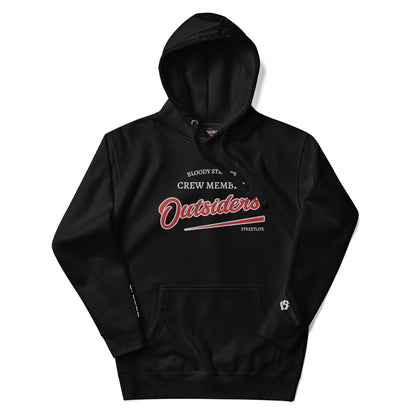 Streetwear Hoodie Unisex - BS Outsiders Stickerei - BLOODY-STREETS.DE Streetwear Herren und Damen Hoodies, T-Shirts, Pullis