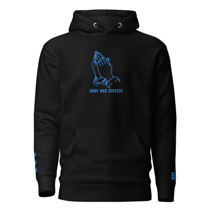 Premium Streetwear Unisex Hoodie - S.O.S. SAVE OUR STREETS V2