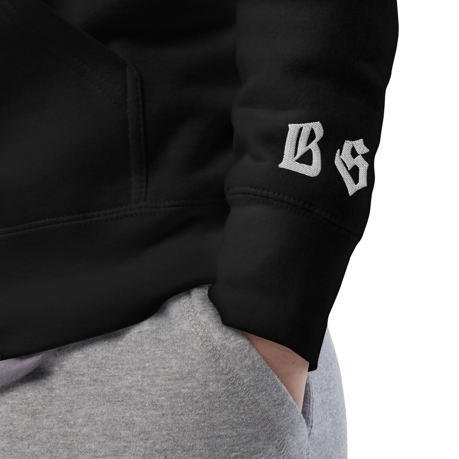 Streetwear Hoodie Unisex - BS Outsiders Stickerei - BLOODY-STREETS.DE Streetwear Herren und Damen Hoodies, T-Shirts, Pullis