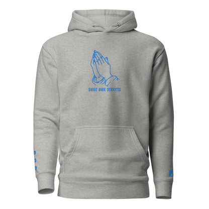 Premium Streetwear Unisex Hoodie - S.O.S. SAVE OUR STREETS V2