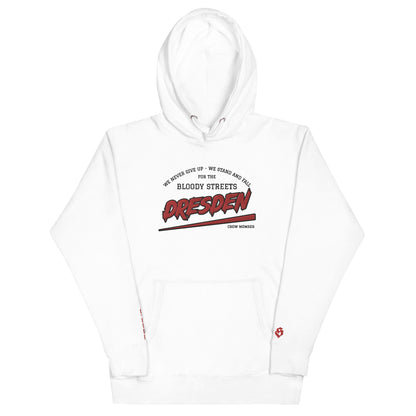 BS CITY Dresden Crew Member Premium Red "G" Hoodie - BLOODY-STREETS.DE Streetwear Herren und Damen Hoodies, T-Shirts, Pullis