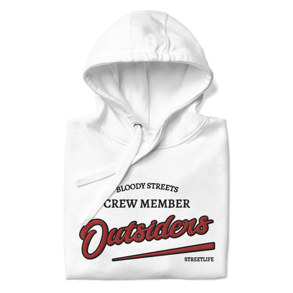 Streetwear Hoodie Unisex - BS Outsiders Stickerei - BLOODY-STREETS.DE Streetwear Herren und Damen Hoodies, T-Shirts, Pullis