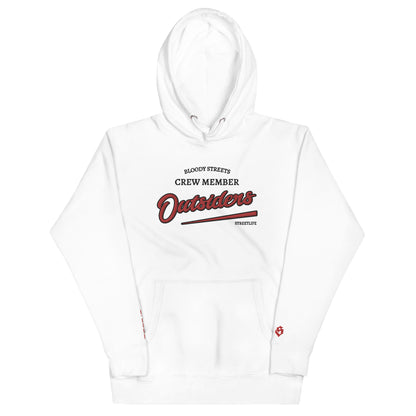 Streetwear Hoodie Unisex - BS Outsiders Stickerei - BLOODY-STREETS.DE Streetwear Herren und Damen Hoodies, T-Shirts, Pullis