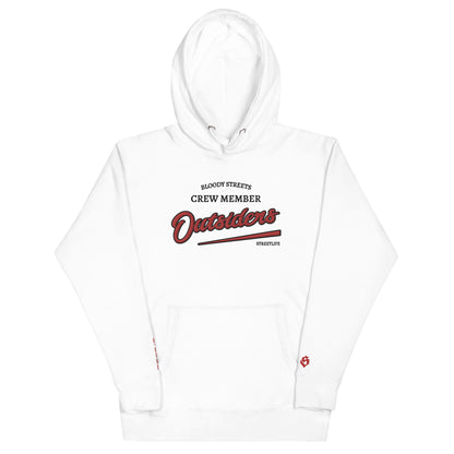 Streetwear Hoodie Unisex - BS Outsiders Stickerei - BLOODY-STREETS.DE Streetwear Herren und Damen Hoodies, T-Shirts, Pullis