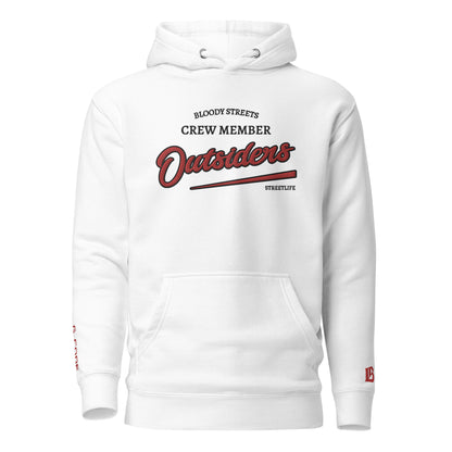 Streetwear Hoodie Unisex - BS Outsiders Stickerei - BLOODY-STREETS.DE Streetwear Herren und Damen Hoodies, T-Shirts, Pullis