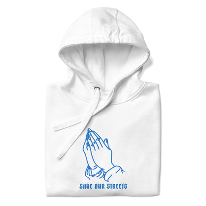 Premium Streetwear Unisex Hoodie - S.O.S. SAVE OUR STREETS V2