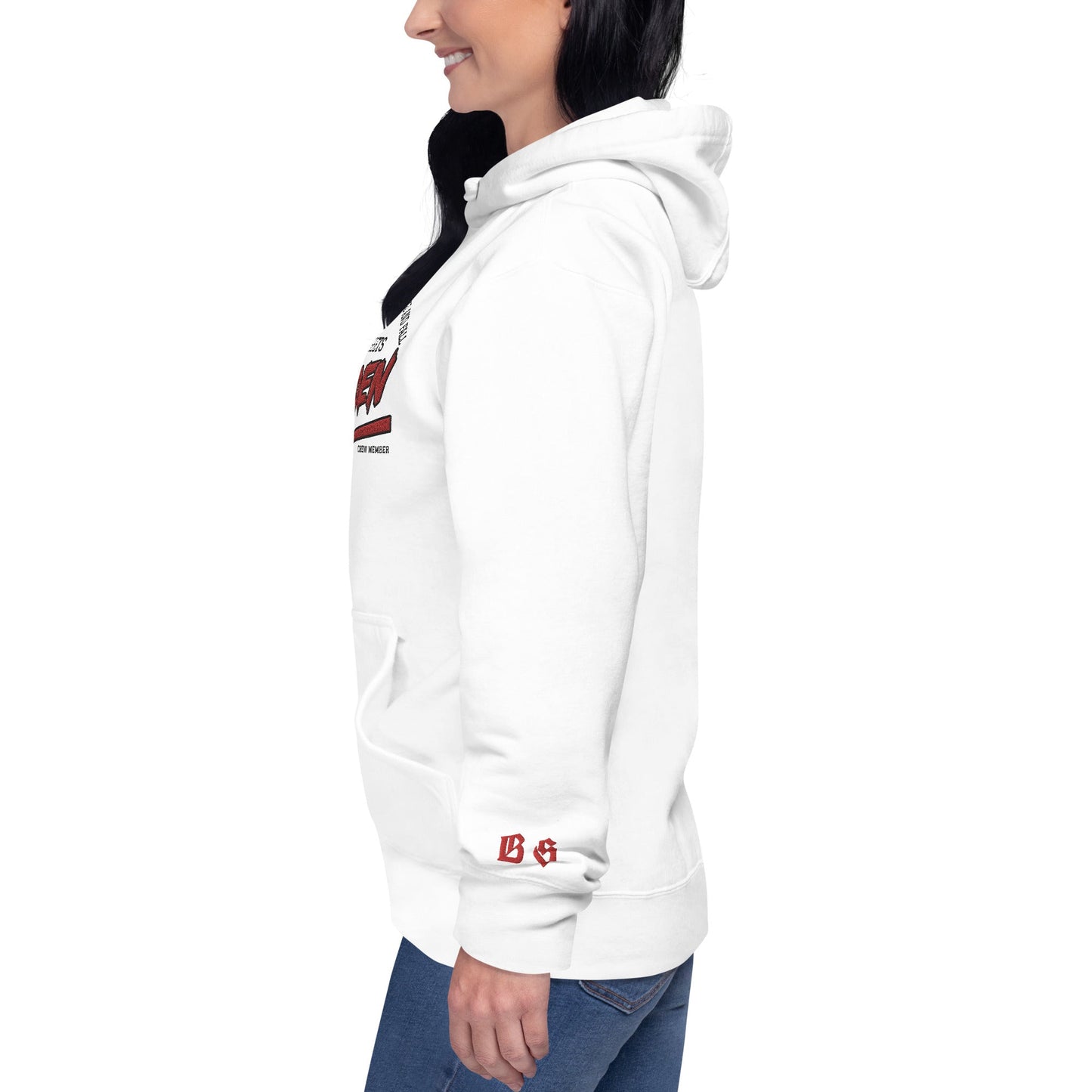 BS CITY Dresden Crew Member Premium Red "G" Hoodie - BLOODY-STREETS.DE Streetwear Herren und Damen Hoodies, T-Shirts, Pullis