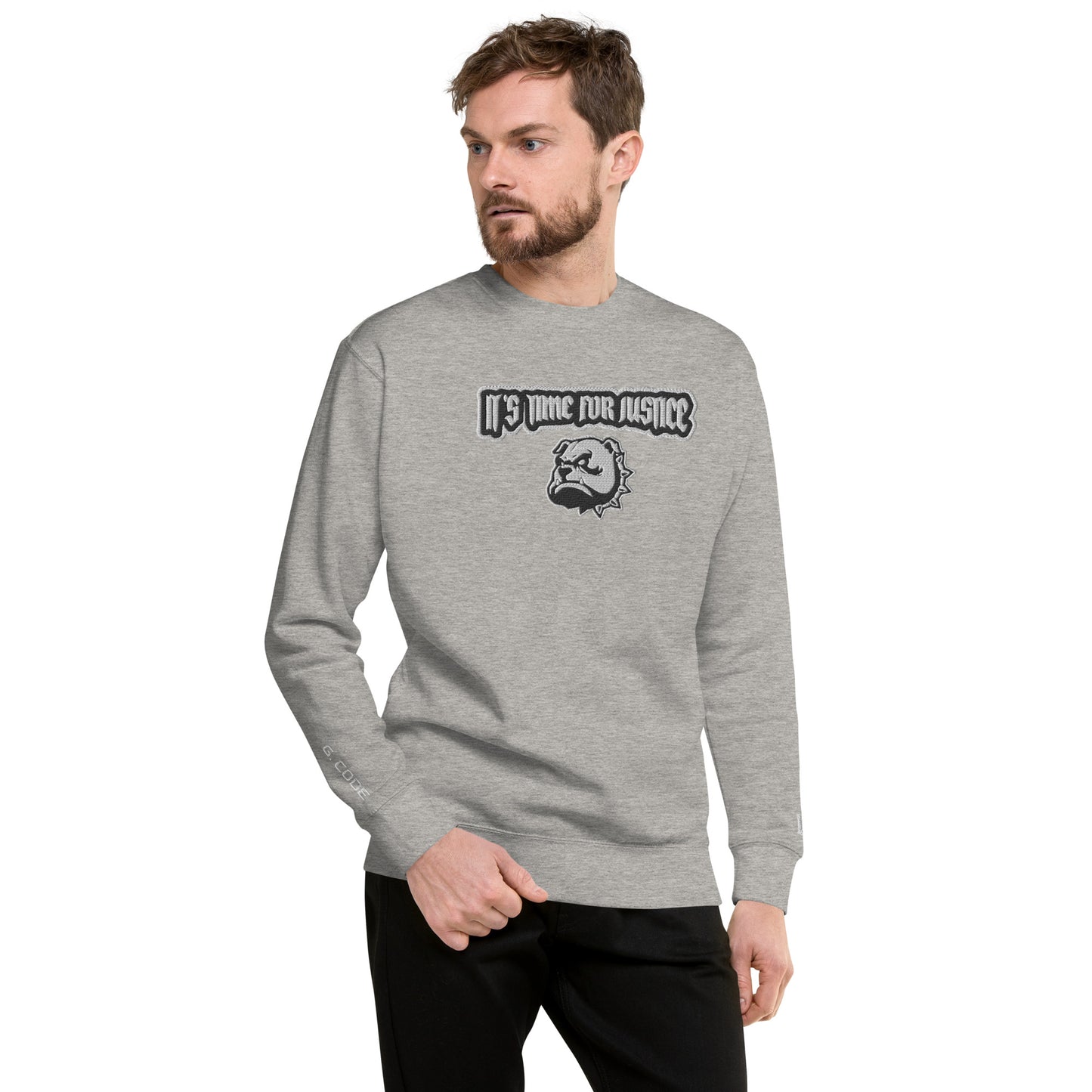 Premium Streetwear Pullover - IT'S TIME FOR JUSTICE