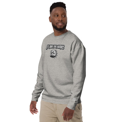 Premium Streetwear Pullover - IT'S TIME FOR JUSTICE