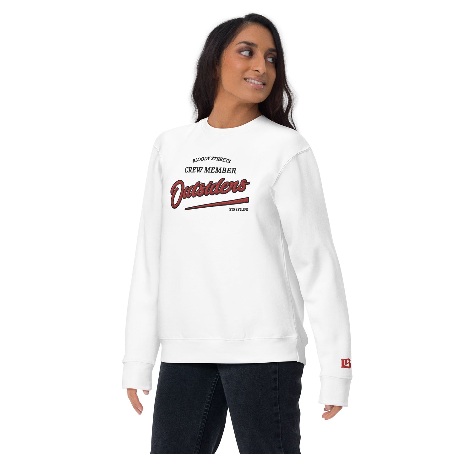 Streetwear Pullover Unisex - BS Outsiders Stickerei - BLOODY-STREETS.DE Streetwear Herren und Damen Hoodies, T-Shirts, Pullis