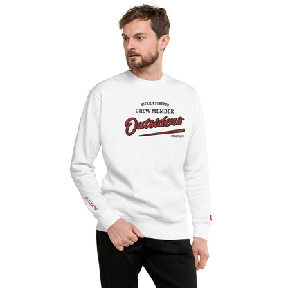 Streetwear Pullover Unisex - BS Outsiders Stickerei - BLOODY-STREETS.DE Streetwear Herren und Damen Hoodies, T-Shirts, Pullis