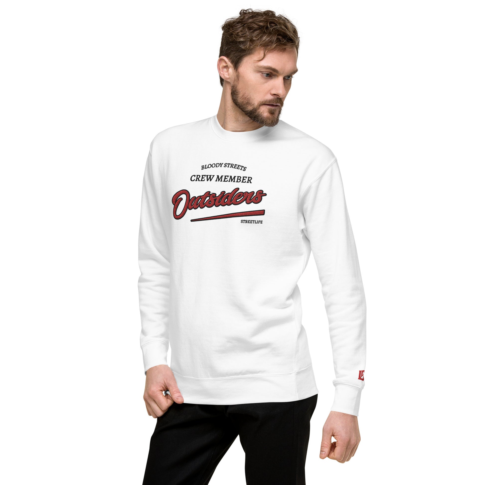 Streetwear Pullover Unisex - BS Outsiders Stickerei - BLOODY-STREETS.DE Streetwear Herren und Damen Hoodies, T-Shirts, Pullis