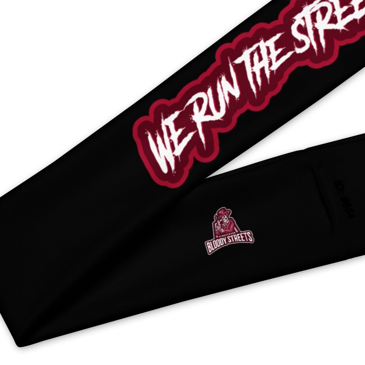 We Run The Streets BLACK RED Stirnband - BLOODY - STREETS.DE Streetwear Herren und Damen Hoodies, T-Shirts, Pullis