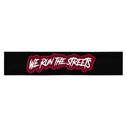 We Run The Streets BLACK RED Stirnband - BLOODY - STREETS.DE Streetwear Herren und Damen Hoodies, T-Shirts, Pullis