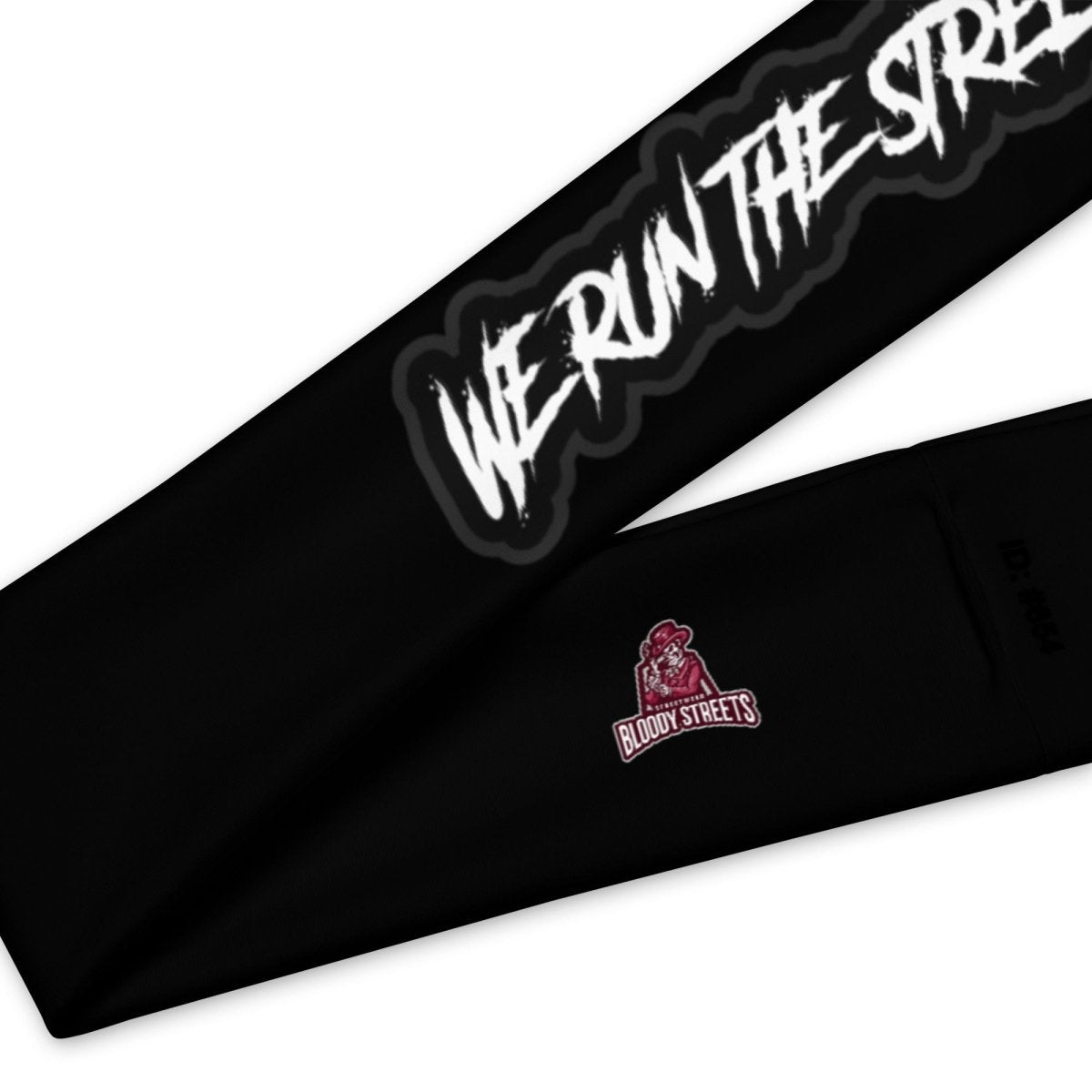 We Run The Streets BLACK Stirnband - BLOODY - STREETS.DE Streetwear Herren und Damen Hoodies, T-Shirts, Pullis